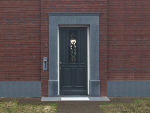 Deurlijst brievenbus plint